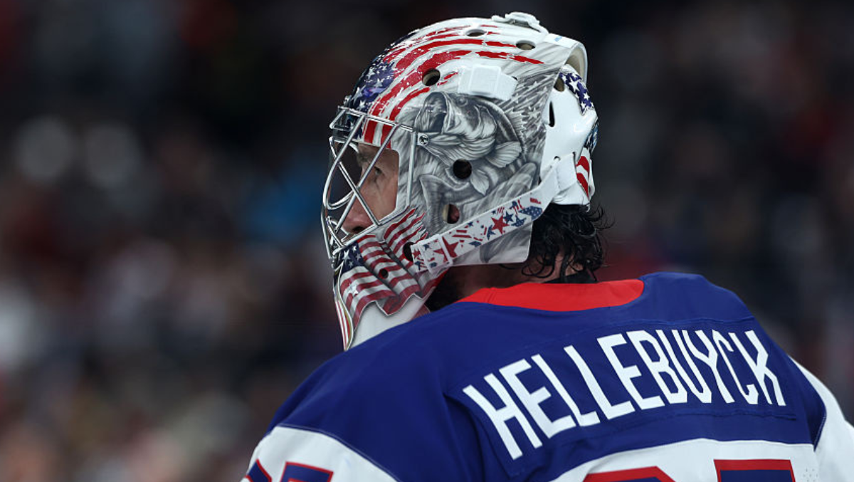 Connor Hellebuyck Won Gold - And His Bass-Fishing Mask Stole The Show