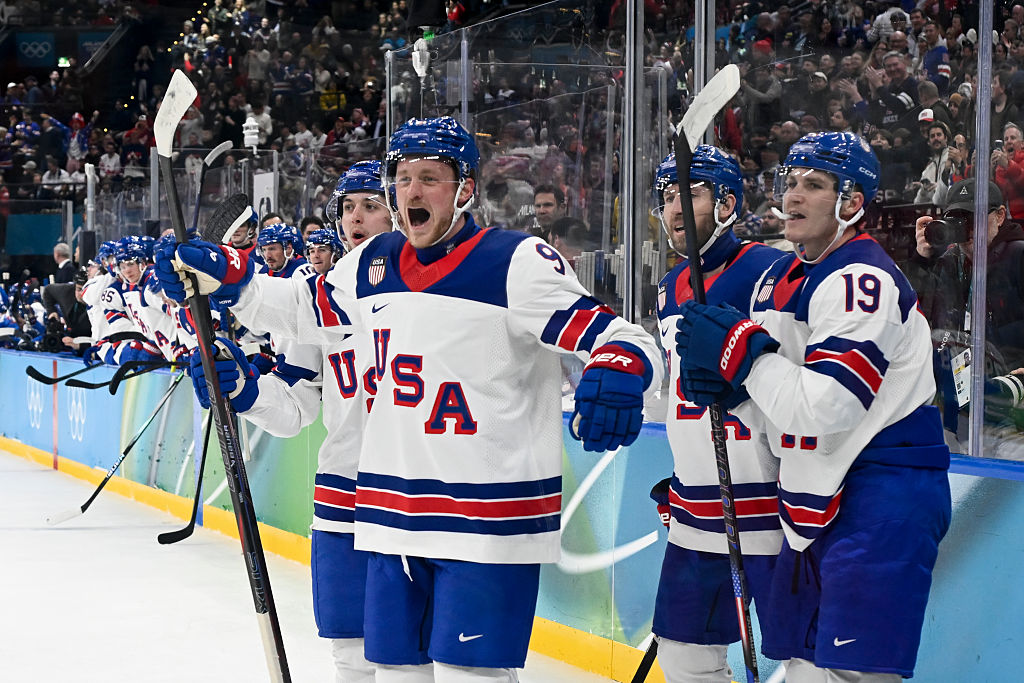 USA Men Will Battle Canada For Olympic Gold After Crushing Slovakia 6-2
