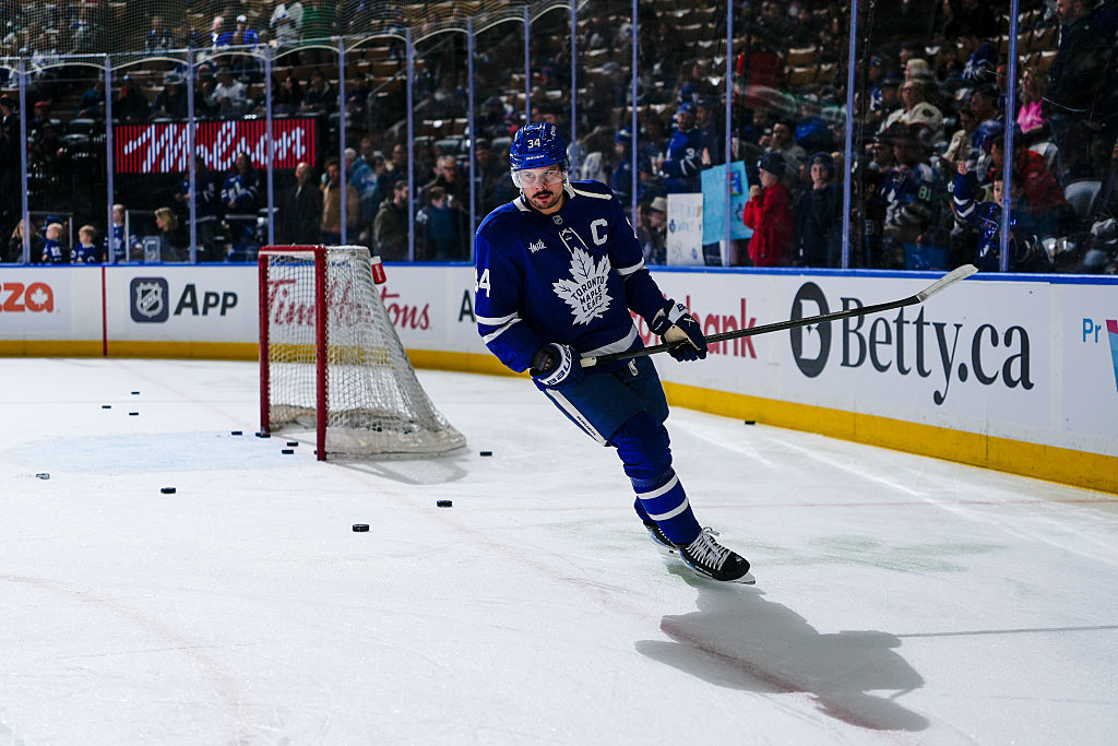 WATCH: Auston Matthews Receives Mixed Reaction In Return To Toronto After Team USA Gold