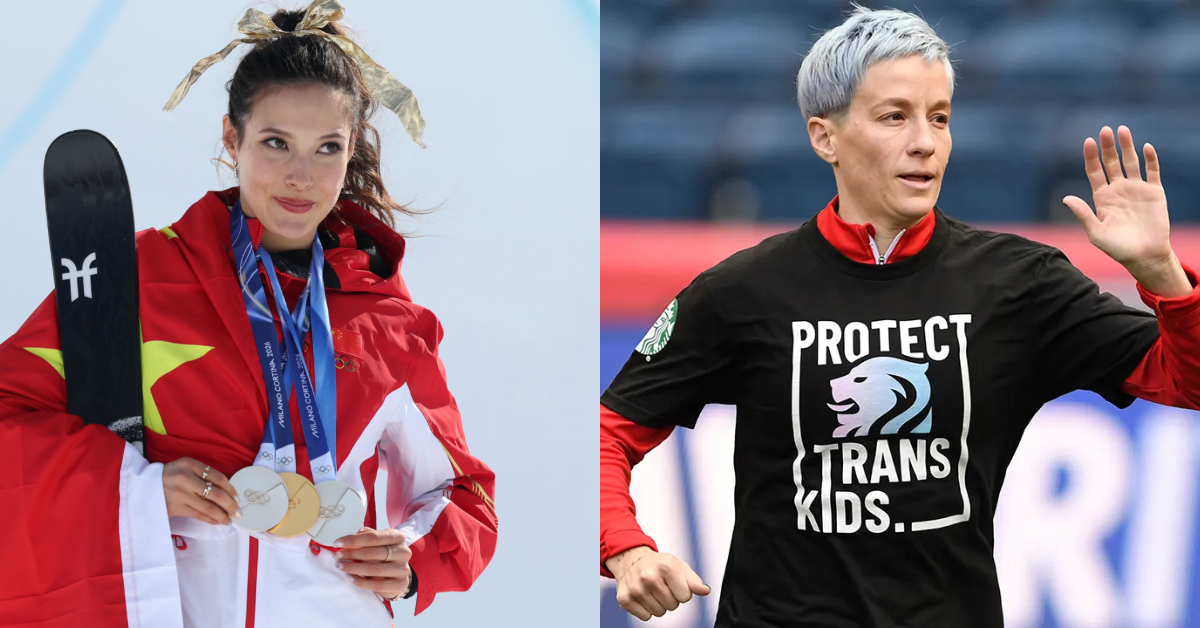 Insufferable Megan Rapinoe Defends American Traitor Eileen Gu