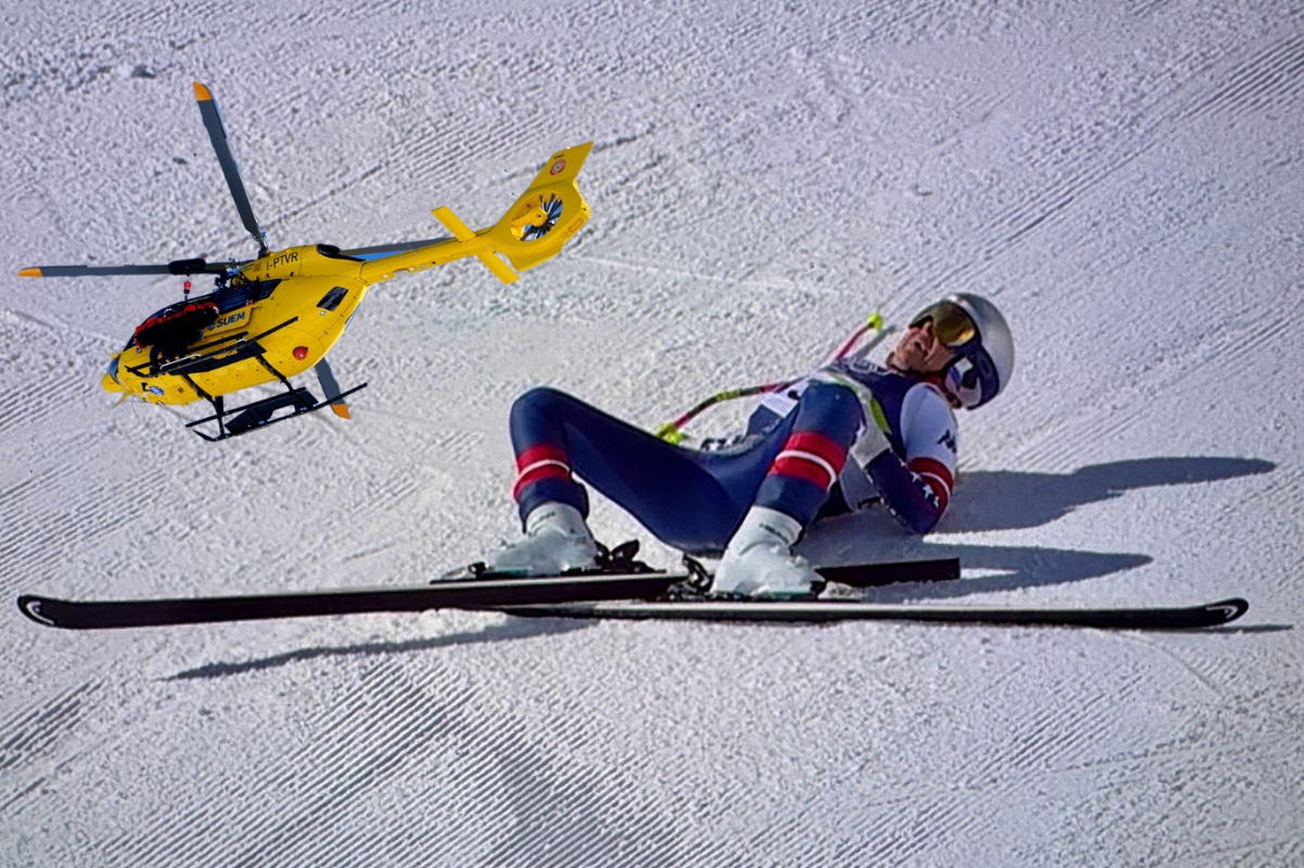 “Olympic Skier Lindsey Vonn Rescued After Terrifying Crash; Patriotism Shines Through Fans’ Support”