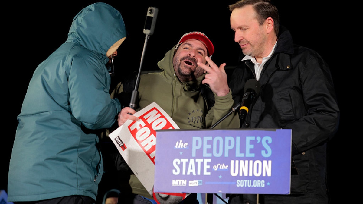 Watch As An American PATRIOT Bravely Storms Moronic Dem Senator On Live TV And Spreads The Right Message