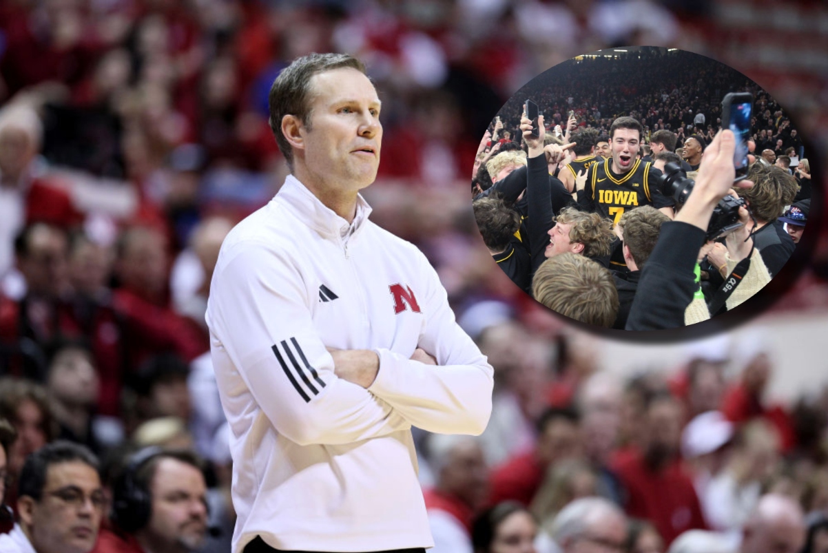 “Nebraska Coach Defends Team Against Rowdy Iowa Fans, Accidentally Hits Assistant Coach in the Fray”