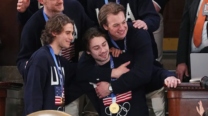'Heated Rivalry' Star Still Can't Get Over U.S. Hockey Team Humoring Trump