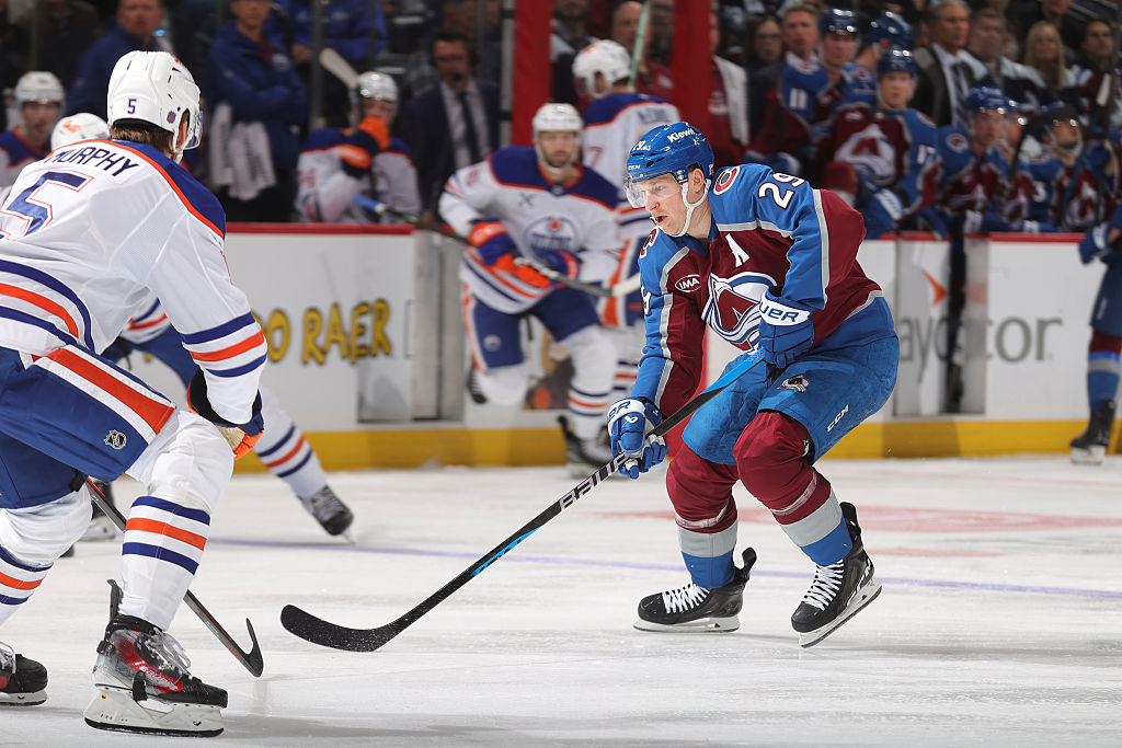 Nate MacKinnon Gets Controversial Game Misconduct For Steamrolling Oilers Goalie