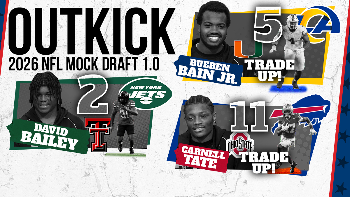 2026 NFL Mock Draft 1.0: Mendoza No. 1, Trades Shake Up First Round, Defense In High Demand