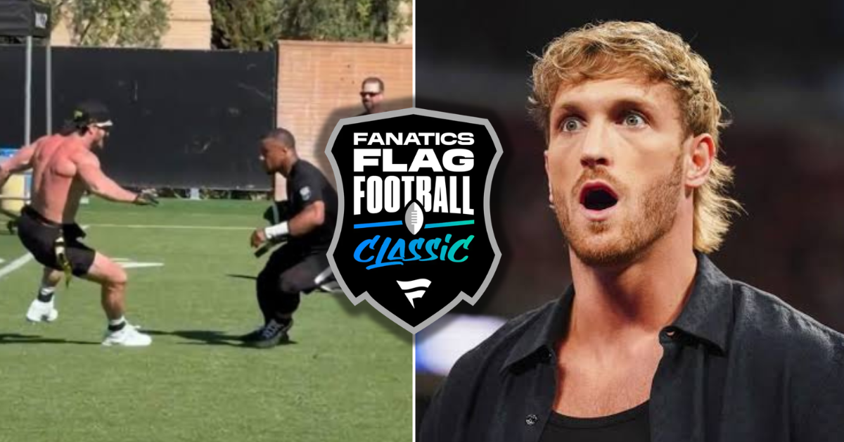 Saquon Barkley Breaks Logan Paul's Ankles Preparing For Fanatics Flag Football Classic