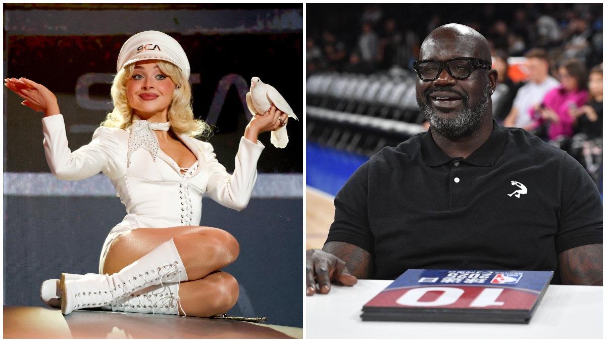Shaq Denies Sending Wild 'Farts In Cologne Bottle' Viral DMs To Sabrina Carpenter